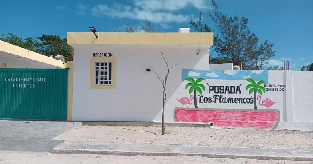 Posada Los Flamencos Las Coloradas Yucatan Yuluc Exteriör bild